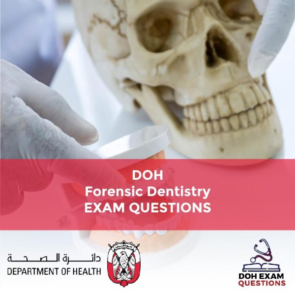 DOH Forensic Dentistry Exam Questions