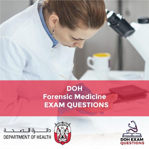 DOH Forensic Medicine Exam Questions