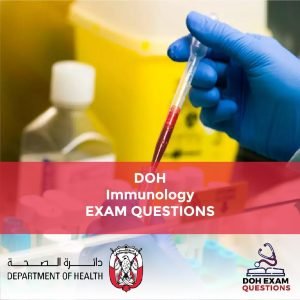 DOH Immunology Exam Questions