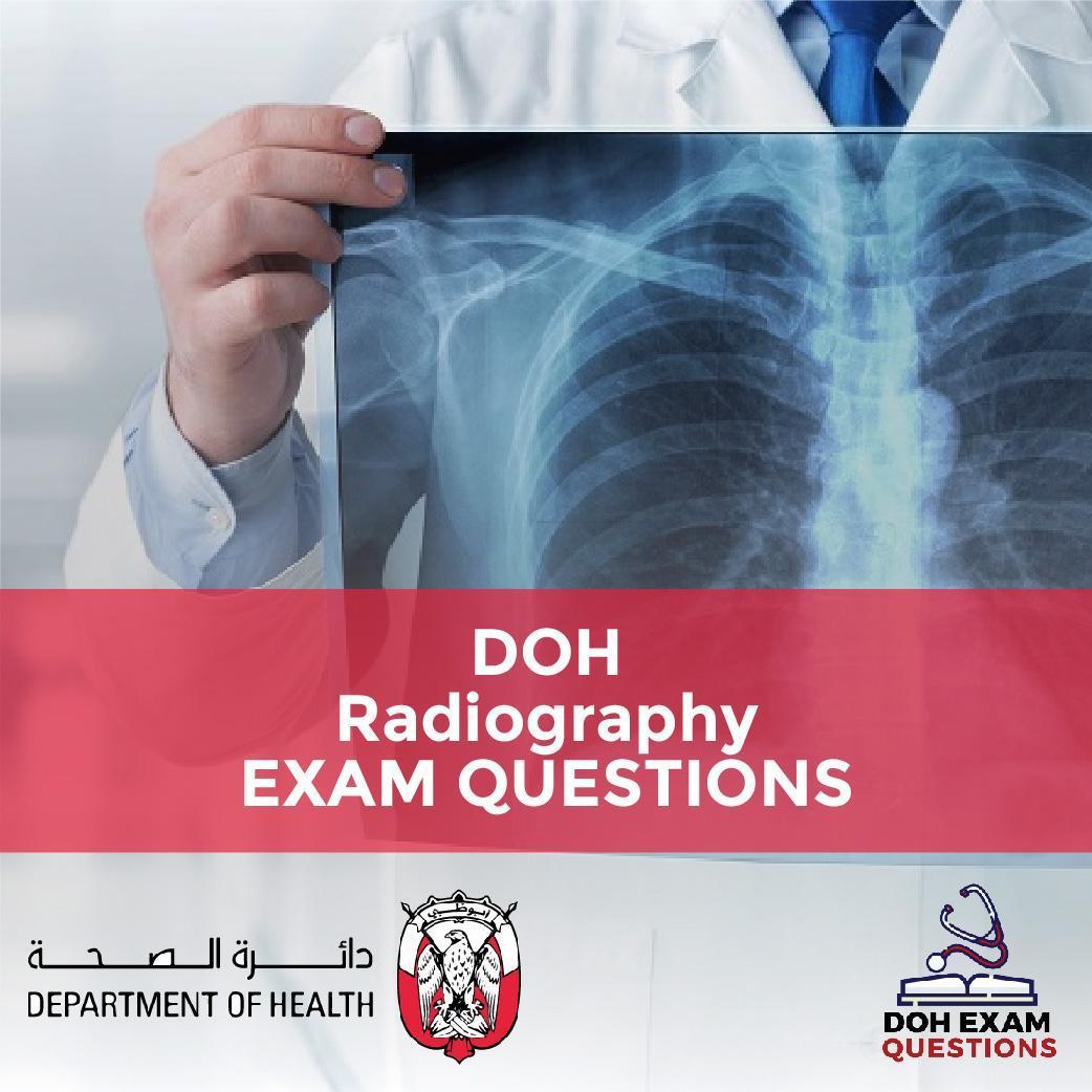 DOH Radiography Exam Questions