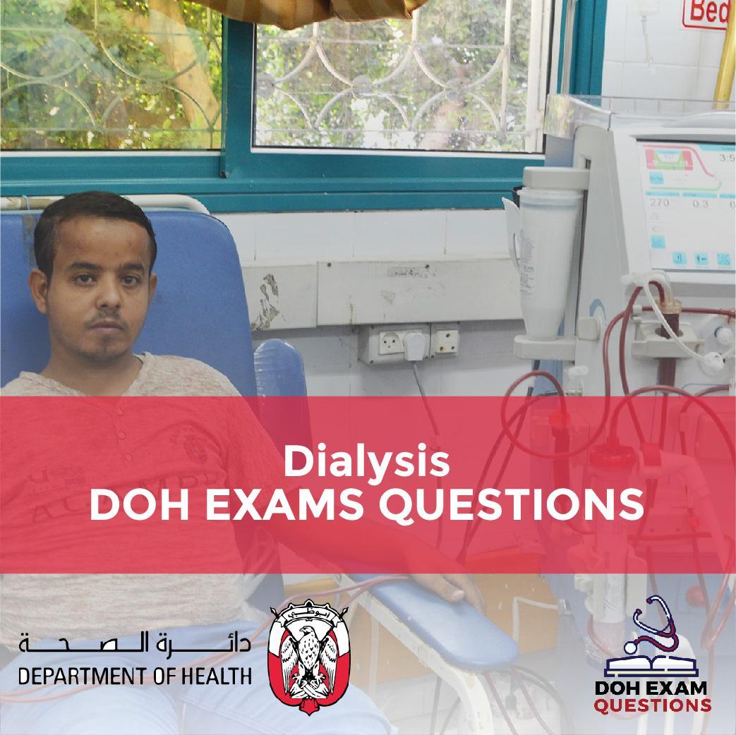 Dialysis DOH Exam Questions