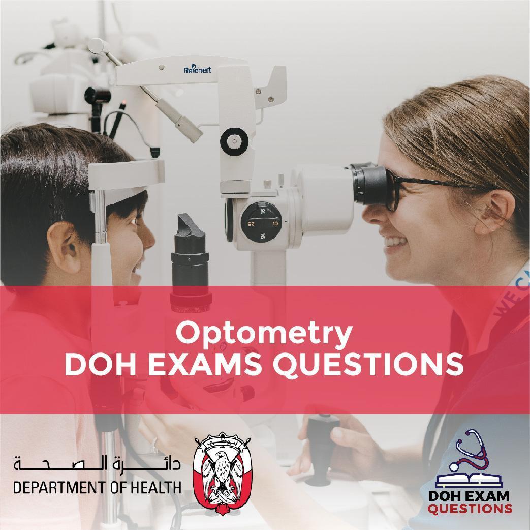 Optometry DOH Exam Questions