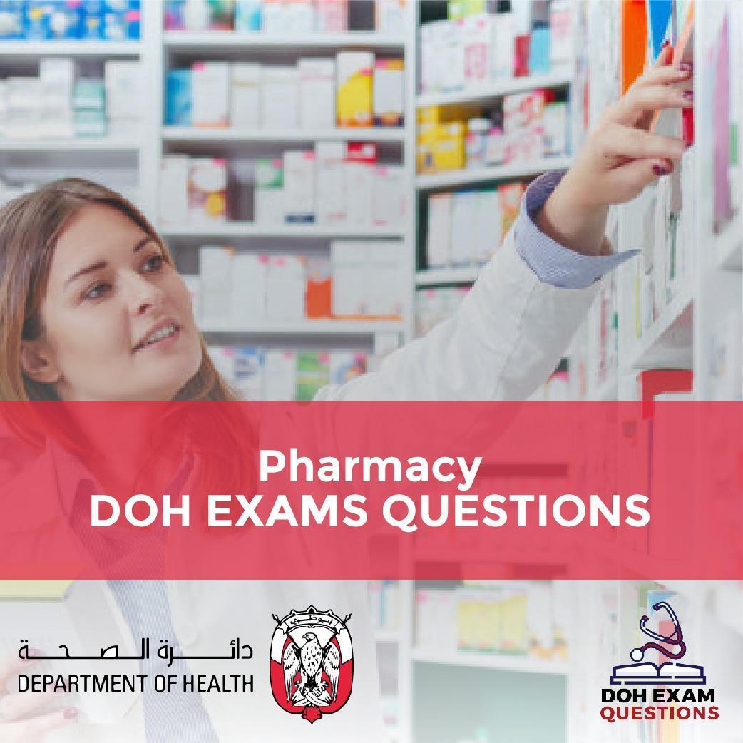 Pharmacy DOH Exam Questions